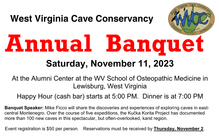 WVCC 2023 Banquet Notice